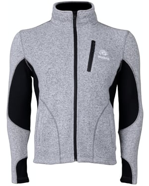Dames Fusion Fleece Jacket Wandeljack Grijs