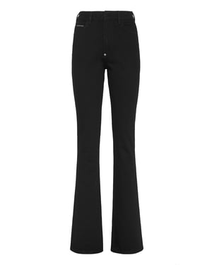 Jeans Flare Fit Skull