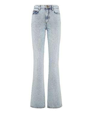 Jeans Flare Fit Skull