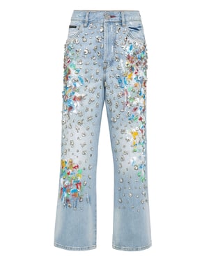 Jeans Met Hoge Taille
