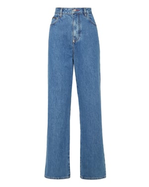Denim Broek Losjes Iconic Plein