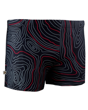 Zwemshorts voor Heren, Strakke Gestreepte Boxershorts