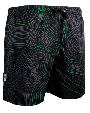Zwembroek voor Heren, Strepen, Casual Boardshorts, Lijnenpatroon
