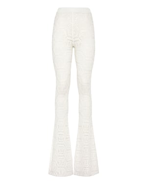 Flare Broek Monogram