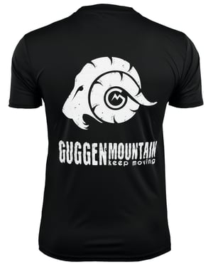 Heren Fitness Functioneel T-shirt met Logo Sport Outdoor Zwart