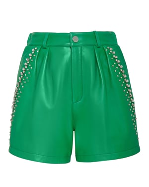 Leren Korte Broek