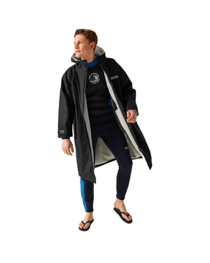 Regatta Waterdichte fleece gevoerde luierjas voor volwassenen (Zwart)