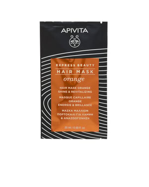 Express Beauty Haarmasker Glans En Vitaliteit Met Sinaasappel 20 ml