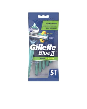 Blauwe Ii Plus Slalom Wegwerp Scheermesje