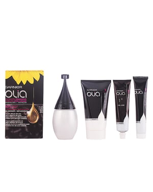 Olia Permanente Kleur #1,0 Zwart Ebano 4 stuks