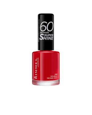 60 Seconden Super Glans Nagellak #310-double Decker Rood 8 ml