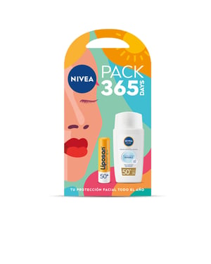 Zon Onzichtbare Dagelijkse Vloeistof Spf50 + Liposan Spf50 Pack 2 Stk 2 pz