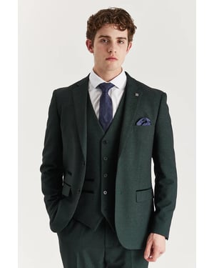 Heren Groen Pak Blazer Prince of Wales Formele Blazer