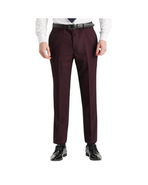 Heren wijnpakbroek Prince of Wales formele broek
