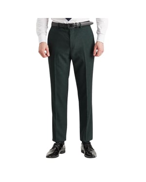 Groene heren pantalon Prince of Wales formele broek