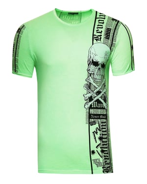 T-shirt met voor- en achterkant bedrukt