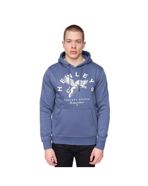 Henleys Heren Colhen Hoodie (Diep Blauw)
