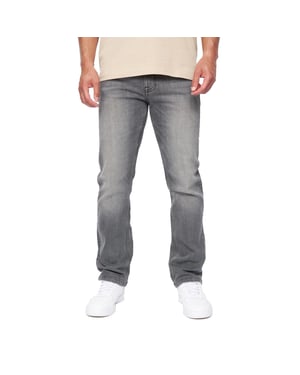 Duck and Cover Rechte Jeans Heren (Grijs)