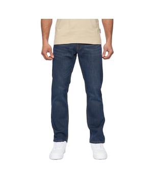 Duck and Cover Heren Hydras Straight Leg Jeans (Donkere wasbeurt)