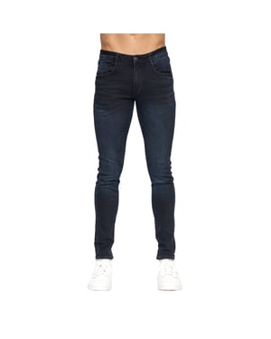 Duck and Cover Heren Maylead Slim Jeans (Blauw Zwart)