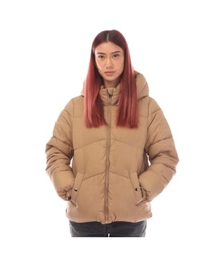 Vero Moda Dames/Dames Uppsala Korte Gewatteerde Jas (Beige)