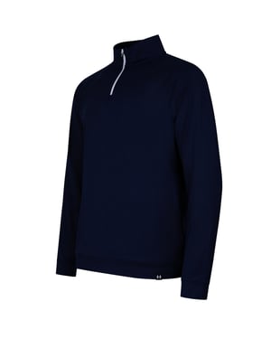 Under Armour Heren Quarter Zip Fleece Top (Middernacht marine)