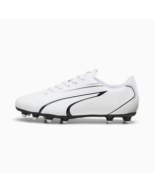 Puma Kinder/Kinder Vitoria Voetbalschoenen (Wit/zwart)