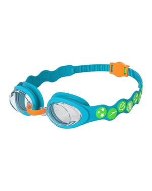 Speedo Baby gevlekte zwembril (Blauw/Groen)