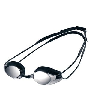 Arena Unisex Sporen Spiegel Zwembril Volwassenen (Zwart / Rook)