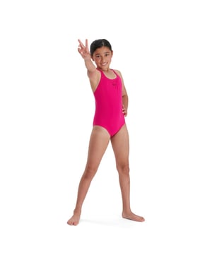 Speedo Meisjes Medalist Eco Endurance+ Eendelig Badpak (Roze)