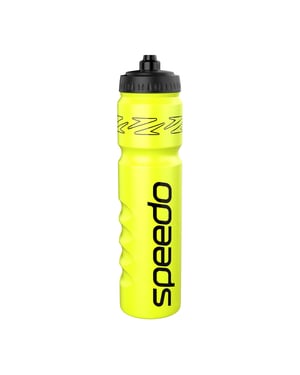 Speedo Logo 1L waterfles (Geel/zwart)