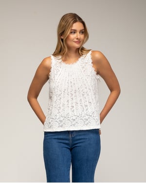 Mouwloze top