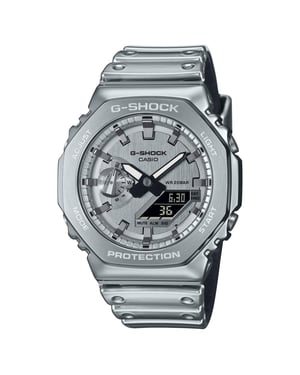 Casio G-shock G-steel Heren Zilveren Horloge GM-2100YM-8AER