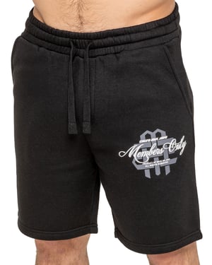 Enzo Milano Heren Bedrukte Fleece Korte Broek