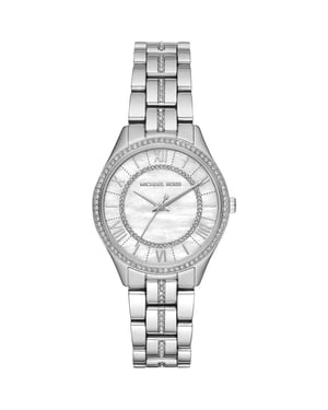 Michael Kors Lauryn Dames Zilveren Horloge MK3900