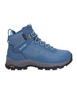 Hi-Tec Storm Expedition Sport Polyester Dames Mid Blauwe Wandelschoenen