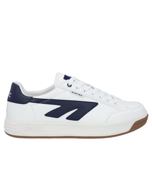 Hi-Tec Freedom Polyurethaan Heren Sneakers In Het Wit/Marineblauw