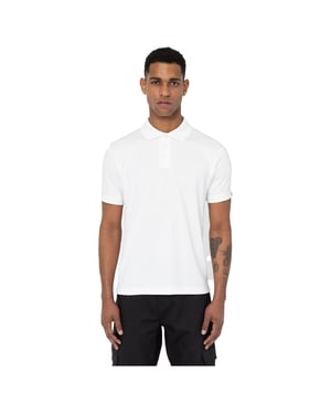 Dickies Everyday Polyester Heren Wit Polo Shirt
