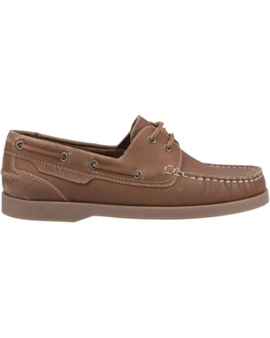 Hush Puppies Isabel Dames Bootschoenen Van Leer In De Kleur Tan