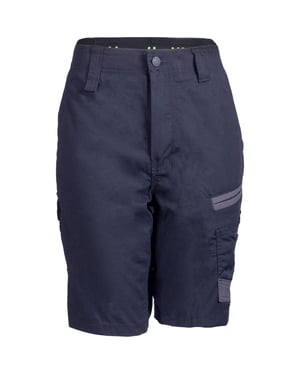Hard Yakka Raptor Actieve Katoenen Vrouwen Zwarte Knie-lange Shorts