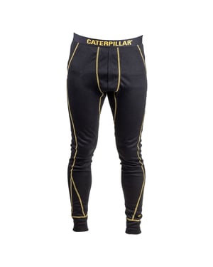 Caterpillar Thermo Polyester Heren Zwarte Basislaag Broek