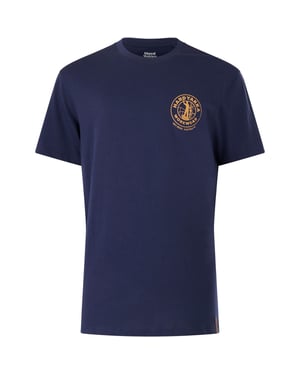 Hard Yakka Heritage Icon Katoenen Blauwe T-shirt voor Mannen