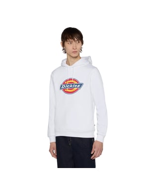 Dickies Icon Logo Polyester Unisex Volwassenen Witte Hoodie