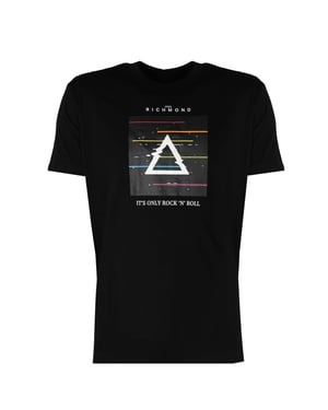 John Richmond T-Shirt Mannen zwart