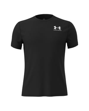 Under Armour Unisex HeatGear T-shirt voor volwassenen (Zwart)