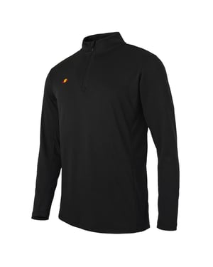 Ellesse Heren Rolbi Quarter Zip Top (Zwart)