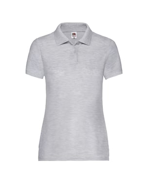 Fruit of the Loom Dames/Dames Lady Fit 65/35 Poloshirt (Heide Grijs)