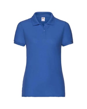 Fruit of the Loom Dames/dames Dame Fit Piqué Polo Shirt (Koningsblauw)