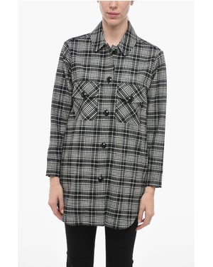 Geruit ALASKAN Overshirt in Zwart & Wit