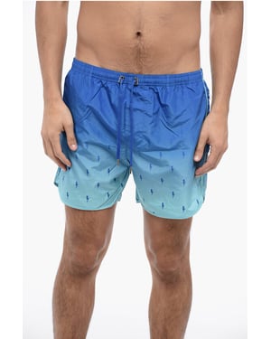 ZEEFDRUK ALL-OVER BOLT ZWEMSHORTS